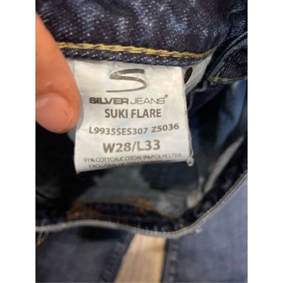 Silver Suki Flare Women’s Jeans 28 Waist - Picture 5 of 6